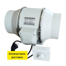 Вентилятор HF-150-S канальний D150mm + Регулятор обертів Classic Вентилятор HF-150-S канальний D150mm + Регулятор обертів Classic