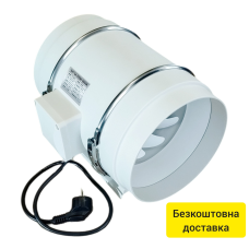 Вентилятор HF-200-S канальний D 200 мм змішаного типу Вентилятор HF-200-S канальний D 200 мм змішаного типу